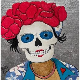 Peinture GUAPA par Geiry | Tableau Matiérisme Portraits