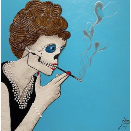 Pintura AUDREY por Geiry | Pintura Subject matter Wood Pop icons