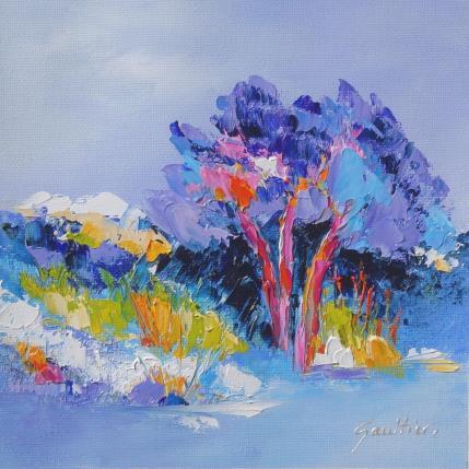 Peinture Matin d'été par Gaultier Dominique | Tableau Figuratif Huile Paysages