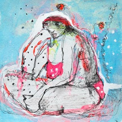 Peinture Vora miu par Boix Bernardini Empar | Tableau Art Singulier Acrylique Scènes de vie