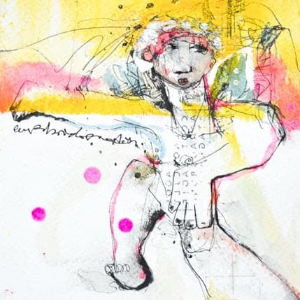 Peinture Decision par Boix Bernardini Empar | Tableau Art Singulier Acrylique Scènes de vie