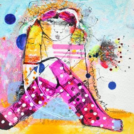 Peinture Cannonballs par Boix Bernardini Empar | Tableau Art Singulier Acrylique Scènes de vie