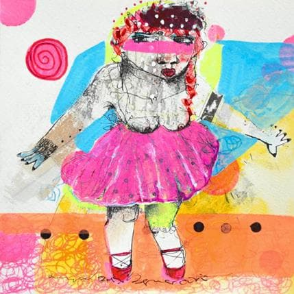 Peinture Find your place par Boix Bernardini Empar | Tableau Art Singulier Acrylique Scènes de vie