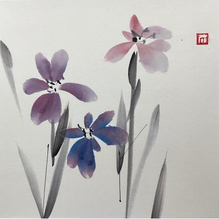 Peinture Song of Iris par De Giorgi Mauro | Tableau Art Singulier Paysages