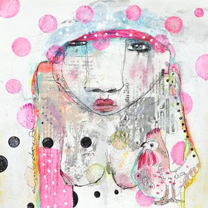 Peinture Air around me par Boix Bernardini Empar | Tableau Art Singulier Acrylique Scènes de vie