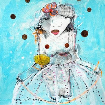 Peinture My new emotion par Boix Bernardini Empar | Tableau Art Singulier Acrylique Scènes de vie