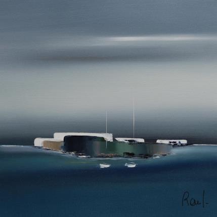 Gemälde Emotions 42 von Roussel Marie-Ange et Fanny | Gemälde Figurativ Öl Marine