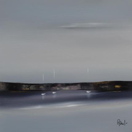 Peinture Evasion sereine 42 par Roussel Marie-Ange et Fanny | Tableau Figuratif Huile Marine