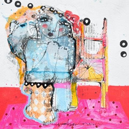 Peinture Midnight decisions par Boix Bernardini Empar | Tableau Art Singulier Acrylique Scènes de vie