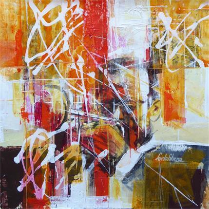 Painting Jazz Day by Silveira Saulo | Painting Figurative Acrylic