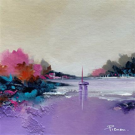 Peinture Escapade par Pienon Cyril | Tableau Figuratif Acrylique Marine, Paysages