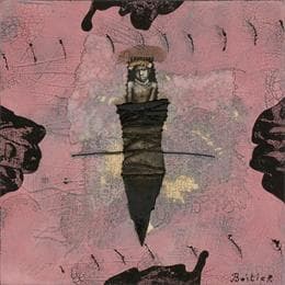 Pintura 19122 por Boitier Thierry | Pintura Abstract Acrylic Portrait