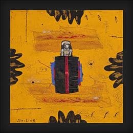 Pintura 25115 por Boitier Thierry | Pintura Abstract Acrylic Portrait