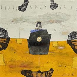 Pintura 36 89 por Boitier Thierry | Pintura Abstract Acrylic Portrait