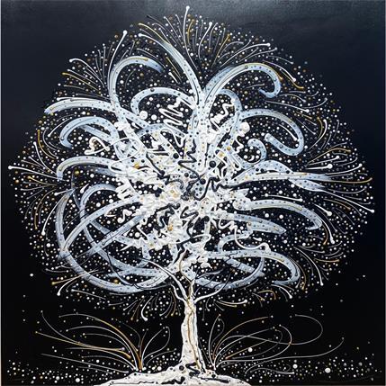 Painting Entre force et beauté by Fonteyne David | Painting Figurative Acrylic Black & White, Landscapes