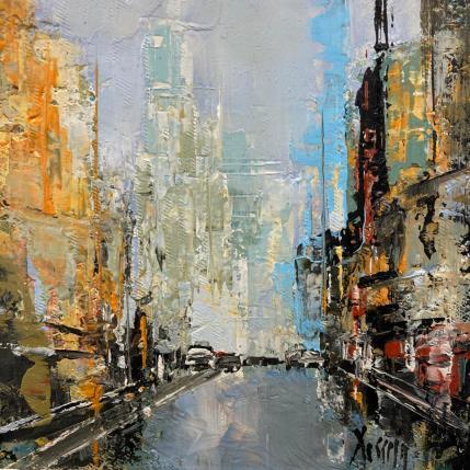 Peinture Light on NY par Dessein Pierre | Tableau Abstrait Huile