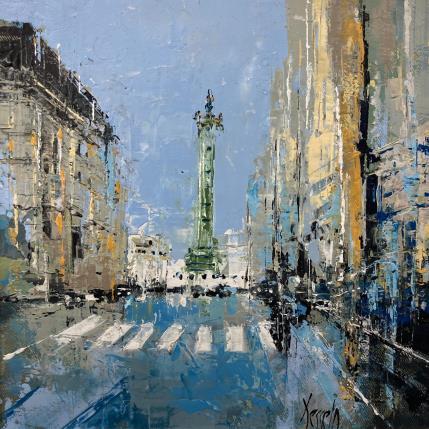Peinture Rue st. Antonie par Dessein Pierre | Tableau Abstrait Huile