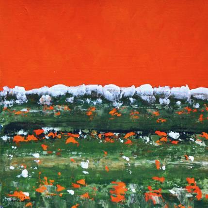 Painting T 415 by Moracchini Laurence | Painting Abstract Acrylic Minimalist