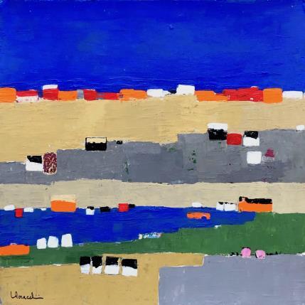 Painting T 417 by Moracchini Laurence | Painting Abstract Acrylic Minimalist