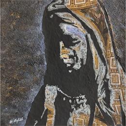 Gemälde 16h56 von André Raphaël | Gemälde Figurativ Acryl Pop-Ikonen, Porträt