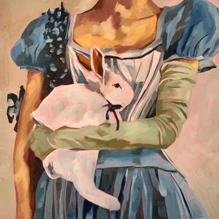 Peinture All i have par Ulrich Julia | Tableau Figuratif bois, Huile scènes de vie