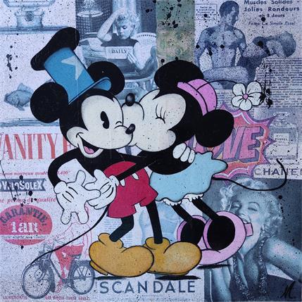 Peinture FOUGUE par Marie G.  | Tableau Pop-art Bois Icones Pop