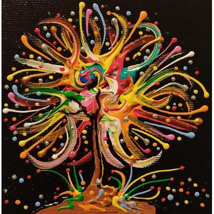 Peinture Désirs Fleurs par Fonteyne David | Tableau Figuratif Acrylique Paysages