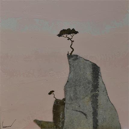 Peinture 4474 par Lemonnier  | Tableau Matiérisme Bois Paysages