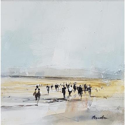 Gemälde Évasion von Poumelin Richard | Gemälde Figurativ Acryl, Öl Alltagsszenen, Landschaften