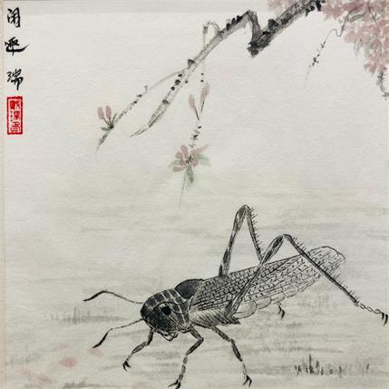 Painting Amusement by Amblard Rui | Painting Figurative Watercolor Animals, Landscapes, Life style