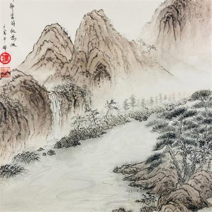 Peinture Peaceful autumn / Automne paisible par Amblard Rui | Tableau Figuratif Aquarelle Paysages, scènes de vie