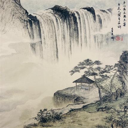 Peinture The beauty of nature sublimates the human soul par Amblard Rui | Tableau  Aquarelle