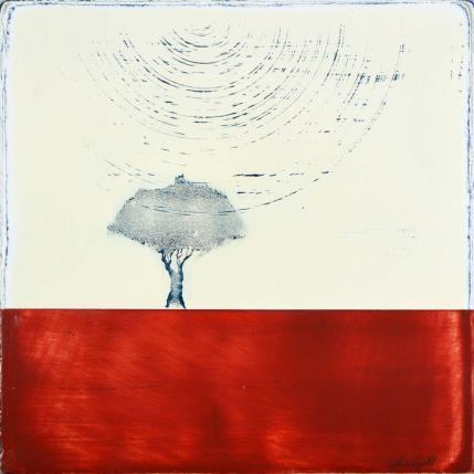 Peinture L'horizon rougeoyant #336 par ChristophL | Tableau  Acrylique