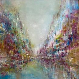 Painting Magie verte by Levesque Emmanuelle | Painting  Oil