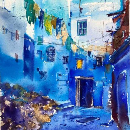Peinture Morocco par Volynskih Mariya  | Tableau Figuratif Aquarelle Architecture, Paysages, Urbain