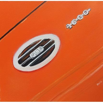 Peinture MGA ORANGE par Gilbert | Tableau  Acrylique