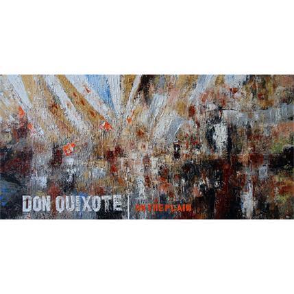 Peinture Don Quichotte sergio Leone par Reymond Pierre | Tableau Abstrait Huile scènes de vie