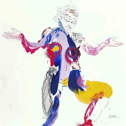 Peinture To Be Or Not To Be par Cressanne | Tableau Figuratif Acrylique nu