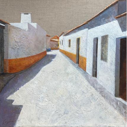 Peinture O sol de Verão (Le soleil d'été) par Foucras François | Tableau Figuratif Acrylique Paysages