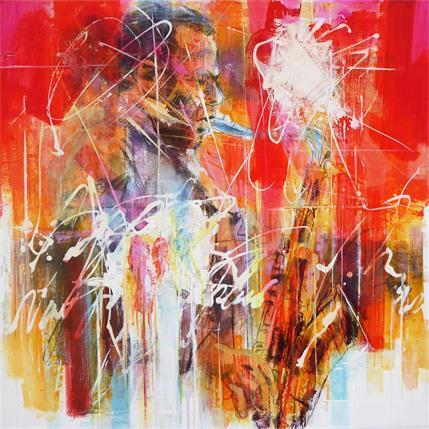 Peinture jazz Ation par Silveira Saulo | Tableau Figuratif Acrylique