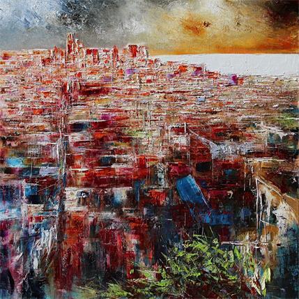 Painting Havana Cuba Seafront by Reymond Pierre | Painting Figurative Oil Urban