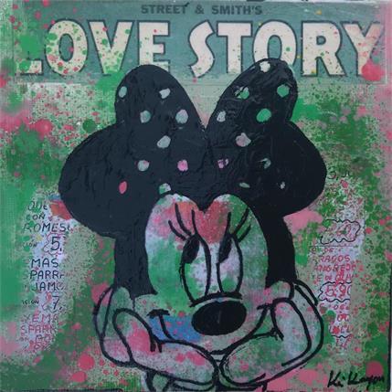 Pintura Minnie por Kikayou | Pintura Pop-art Graffiti Pop icons