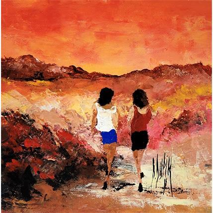 Peinture A nos âmes sœurs par Dupin Dominique | Tableau Figuratif Huile