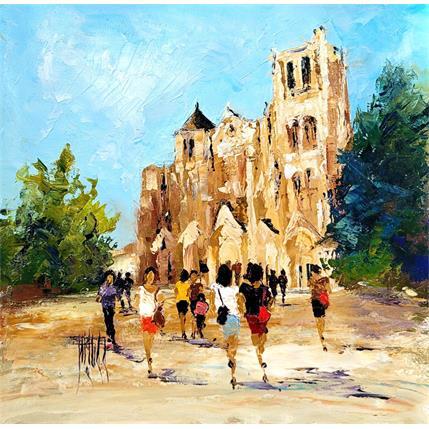 Gemälde Quelqu'un qui nous rassemble... von Dupin Dominique | Gemälde Figurativ Öl