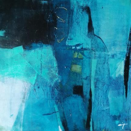 Peinture Hypnose par Teoli Chevieux Carine | Tableau Abstrait Acrylique Minimaliste