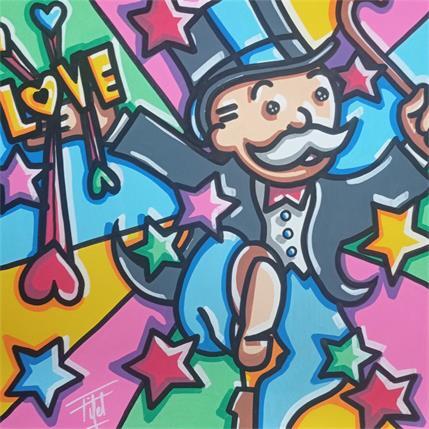 Peinture Aristo du coeur par Fifel | Tableau Pop-art Acrylique Icones Pop