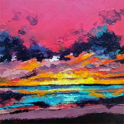 Peinture Nuage IV par Chen Xi | Tableau Figuratif Huile Paysages