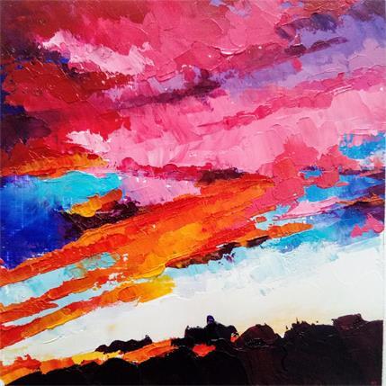 Peinture Sunset II par Chen Xi | Tableau Figuratif Huile Paysages