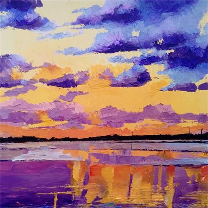 Peinture Nuage N°18 par Chen Xi | Tableau Figuratif Huile Marine, Paysages