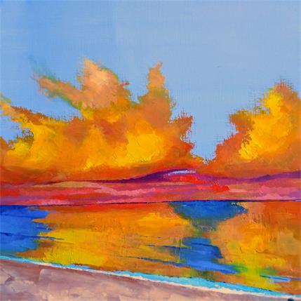 Peinture Sunset 9 par Chen Xi | Tableau Figuratif Huile Paysages